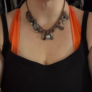 Lia Sophia Shell and Pearl Necklace